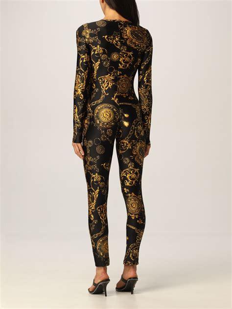 versace jumpsuit blue|Versace jumper women.